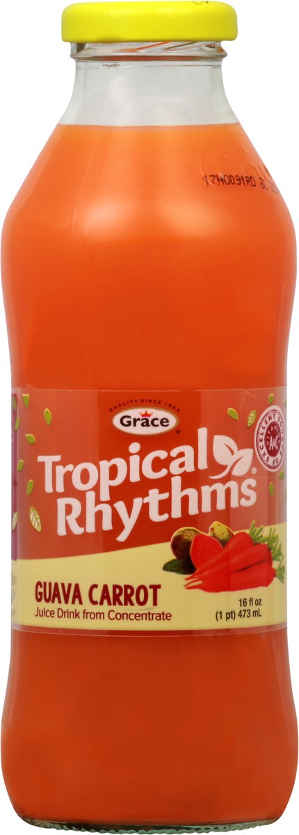 slide 8 of 9, Grace Tropical Rhythms Juice Drink, Guava Carrot - 16 fl oz, 16 fl oz