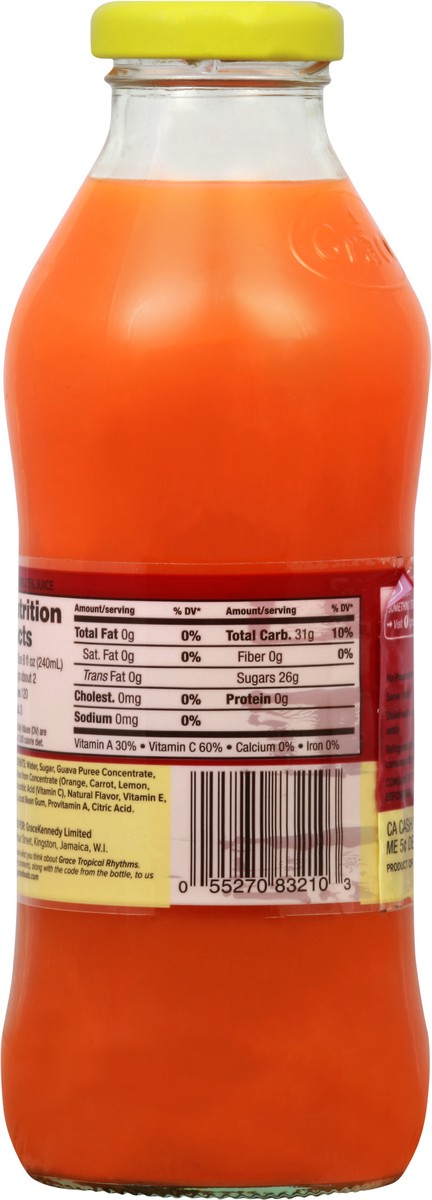 slide 7 of 9, Grace Tropical Rhythms Juice Drink, Guava Carrot - 16 fl oz, 16 fl oz