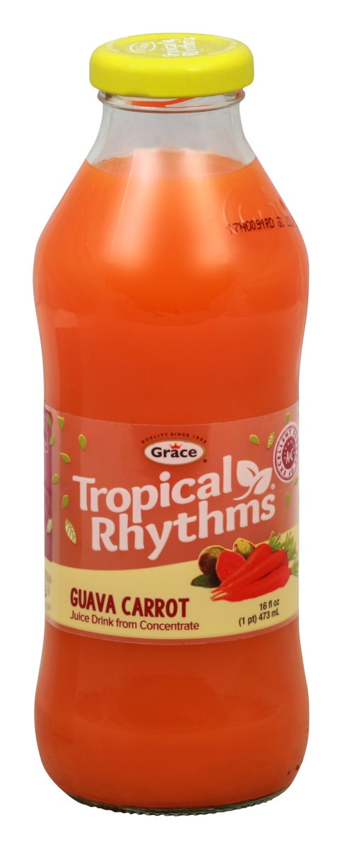 slide 3 of 9, Grace Tropical Rhythms Juice Drink, Guava Carrot - 16 fl oz, 16 fl oz