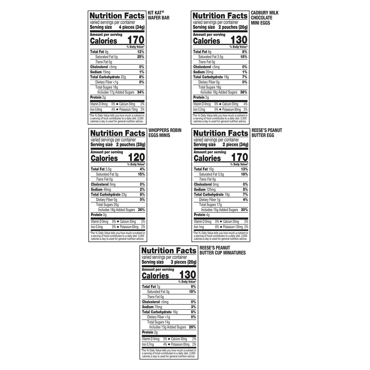 slide 8 of 8, Hershey's Assorted Flavored, Easter Candy Variety Bag, 13.01 oz (30 Pieces), 13.01 oz