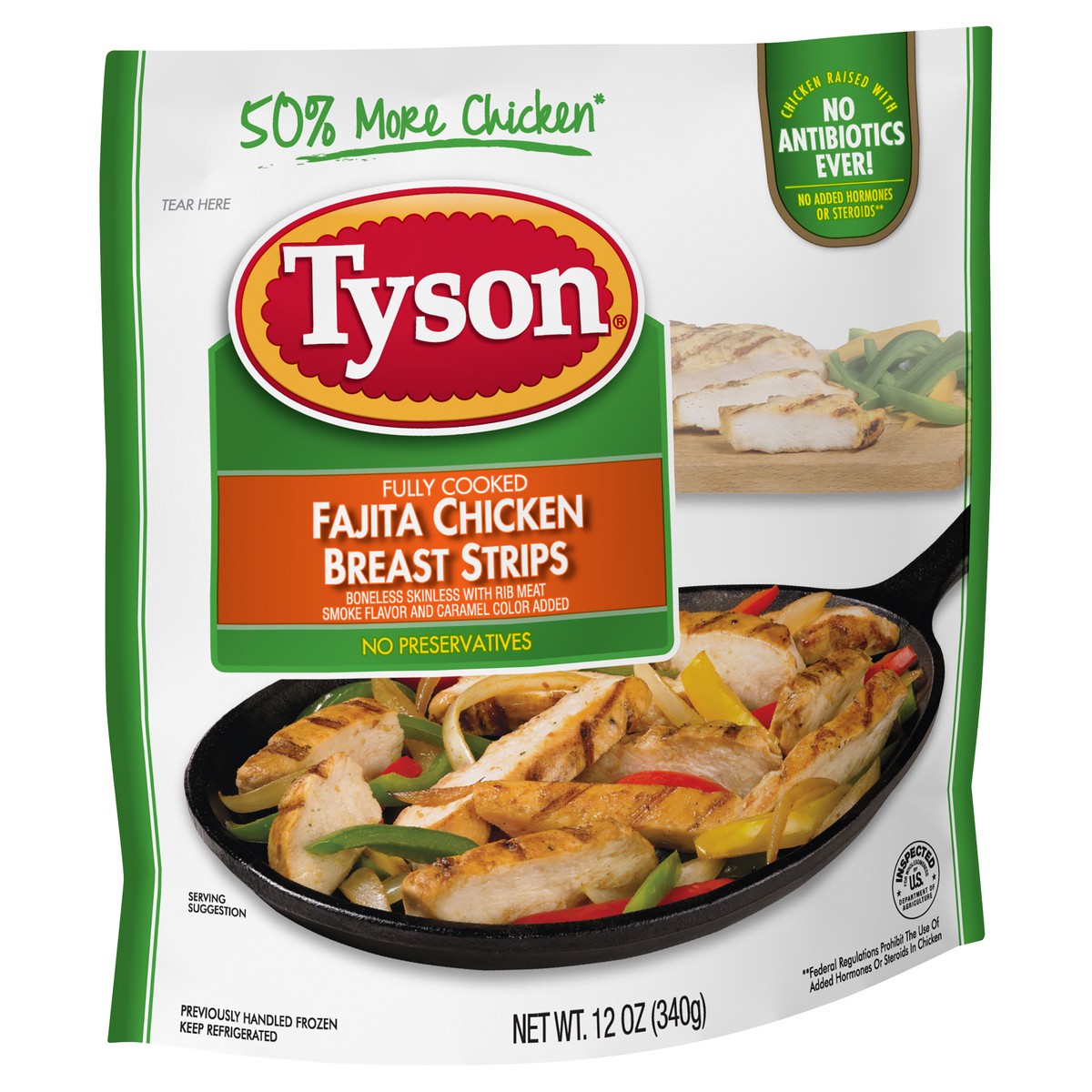 slide 1 of 7, Tyson Chicken, 12 oz