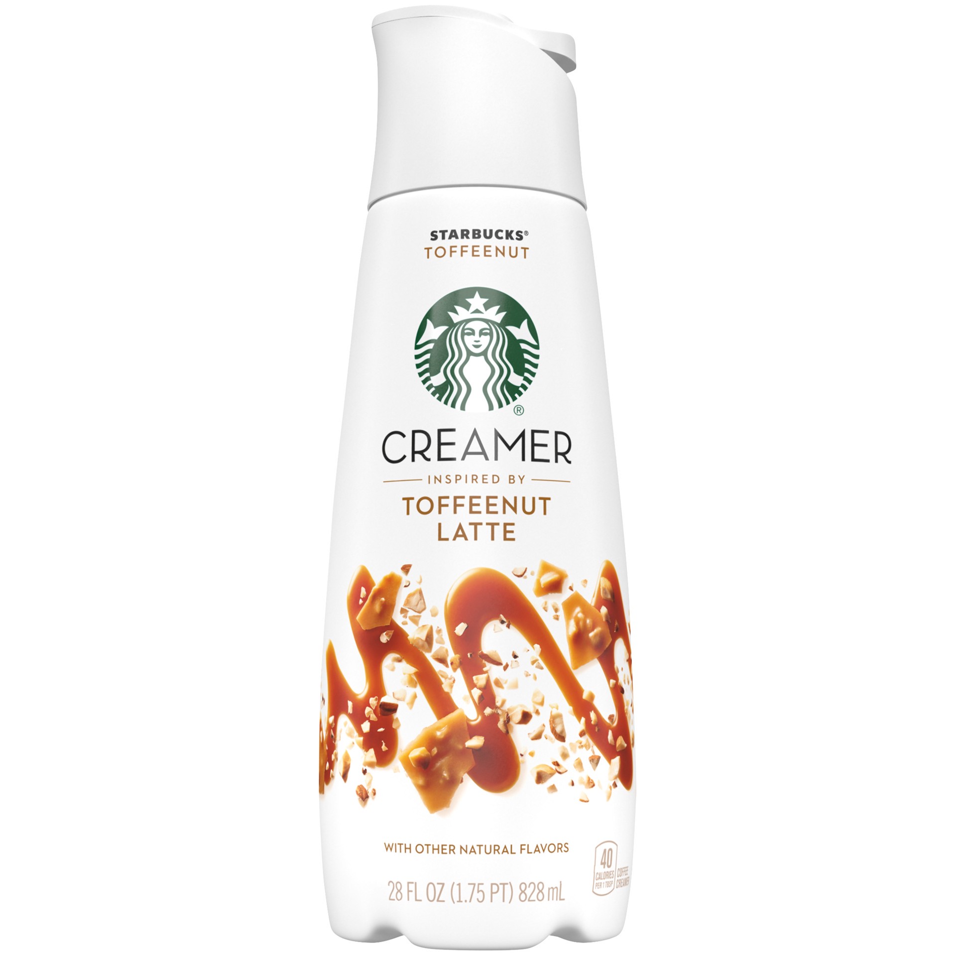 slide 4 of 7, Starbucks Toffeenut Flavored Liquid Coffee Creamer, 28 oz