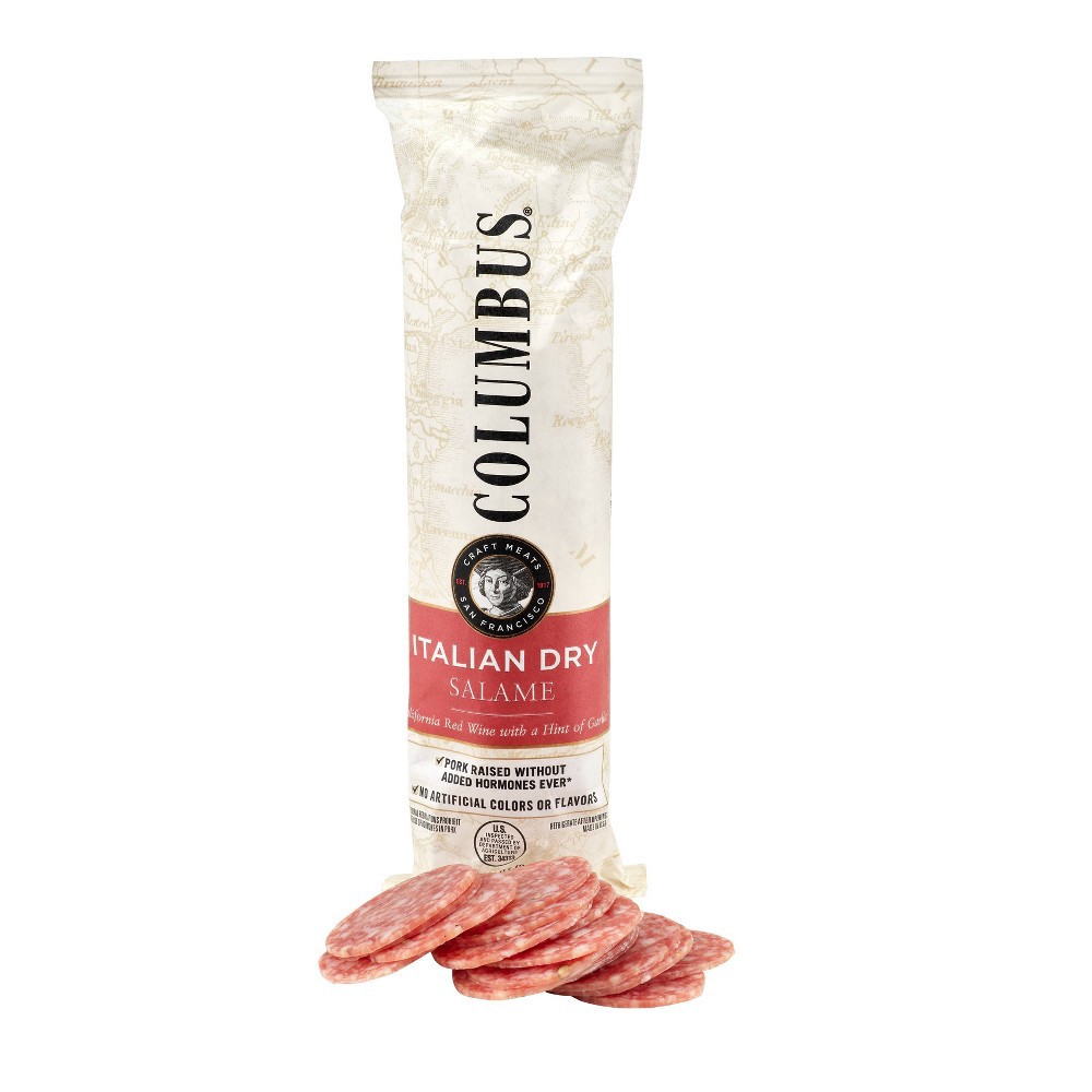 slide 2 of 7, COLUMBUS Italian Dry Salame Stick, 8 oz