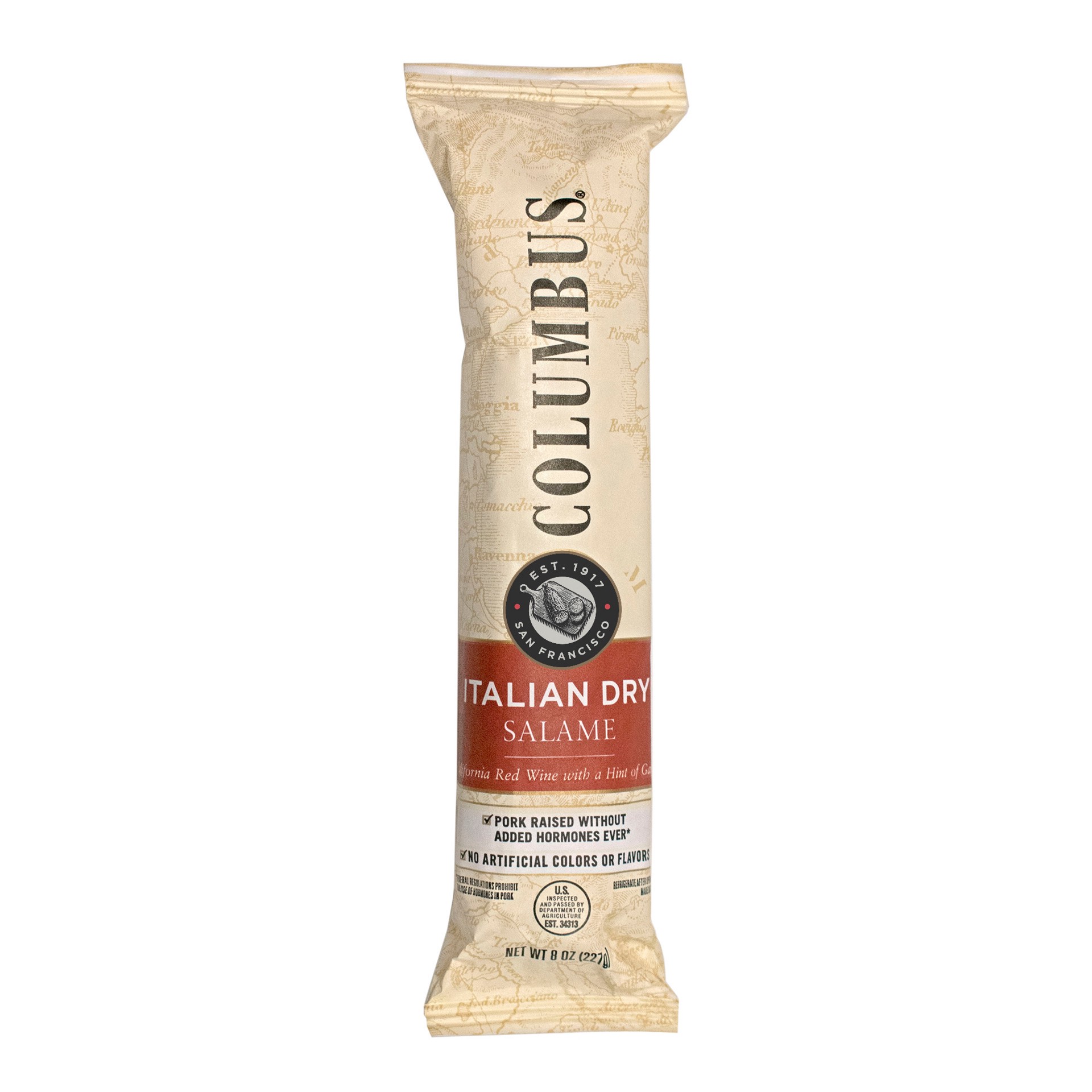 slide 1 of 7, Columbus Italian Dry Salame Stick, 8 oz