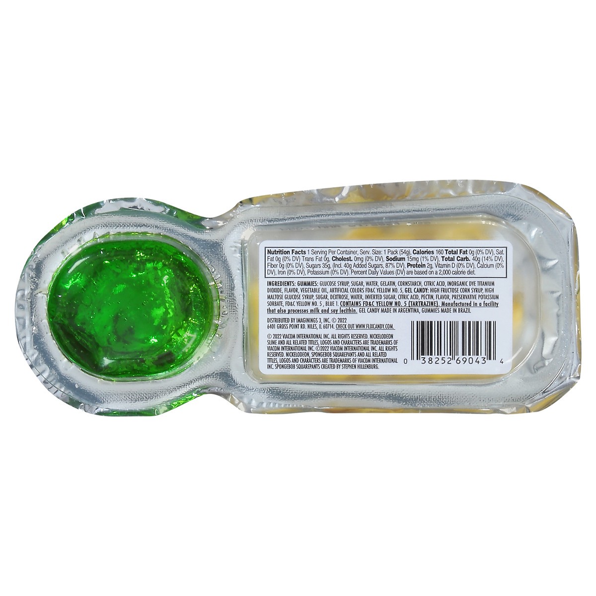 slide 14 of 14, KaDunks Nickelodeon Slime Gummy Candy with Sour Candy Goo! 1.90 oz, 1.9 oz