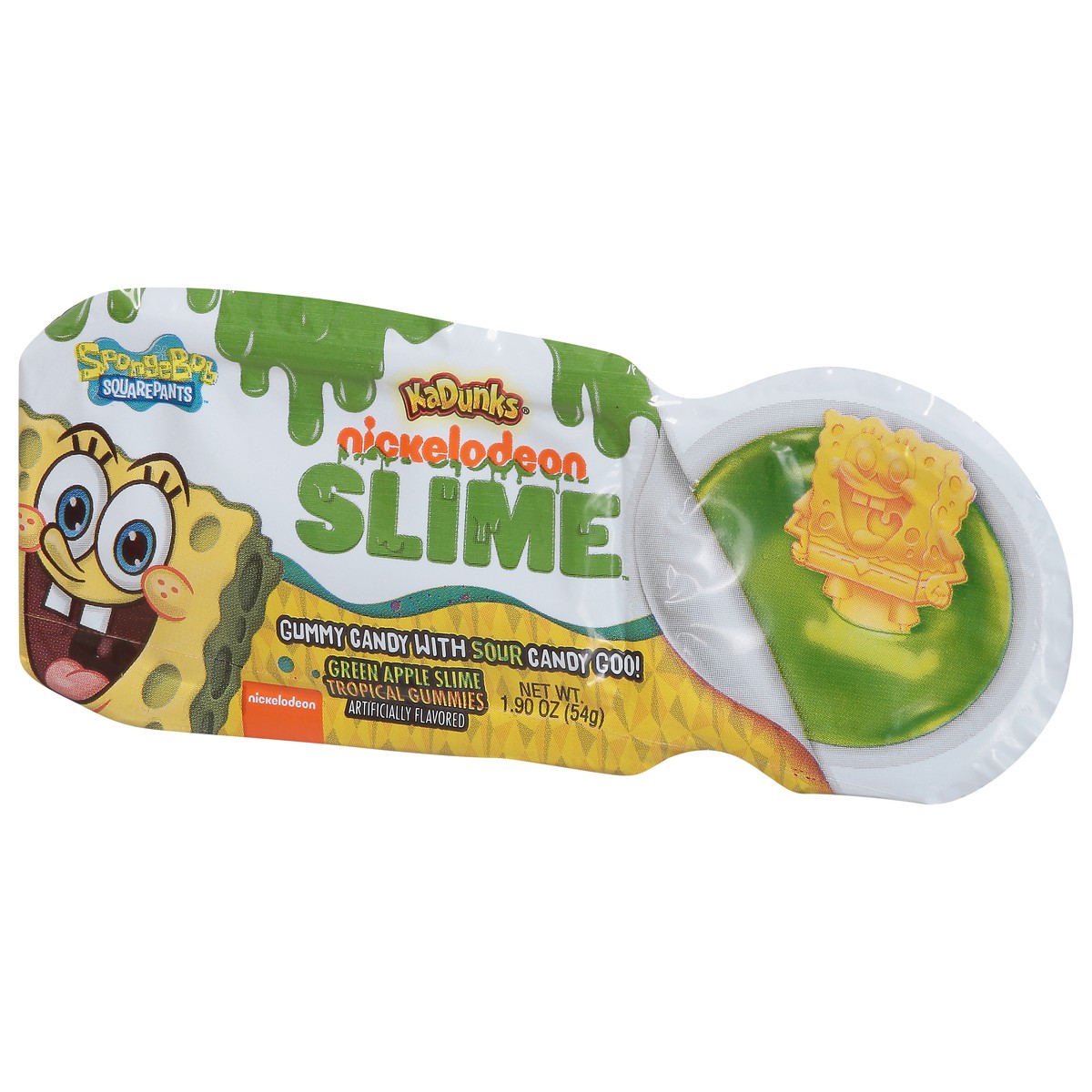 slide 5 of 14, KaDunks Nickelodeon Slime Gummy Candy with Sour Candy Goo! 1.90 oz, 1.9 oz