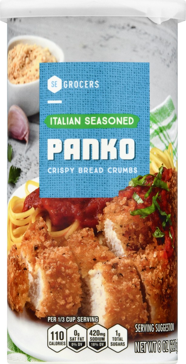 slide 1 of 12, SE Grocers Japanese Style Panko Italian Seasoned, 8 oz