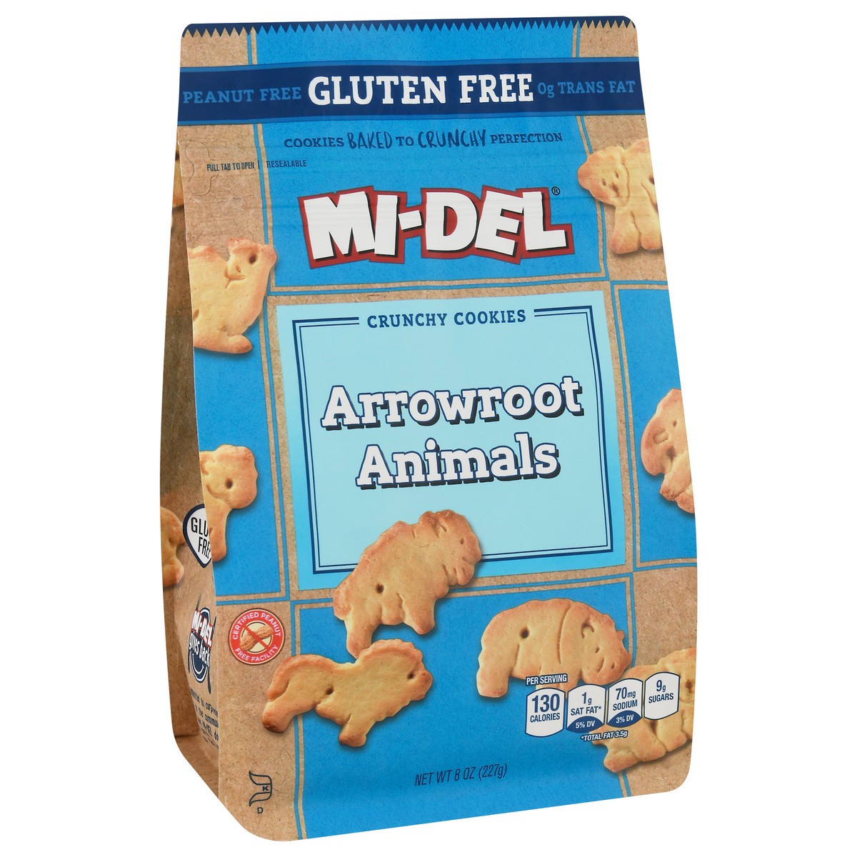slide 2 of 9, MI-Del Midel Gluten Free Animal Cookies, 8 oz