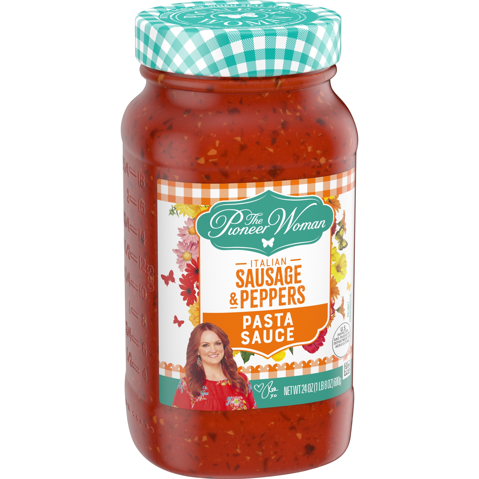 slide 3 of 6, The Pioneer Woman Italian Sausage & Peppers Pasta Sauce, 24 oz