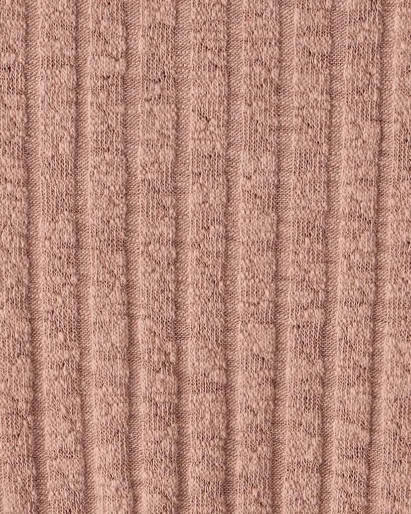 slide 2 of 2, Oshkosh Girls Cinched Rib Top - Brown Brown 10, 1 ct