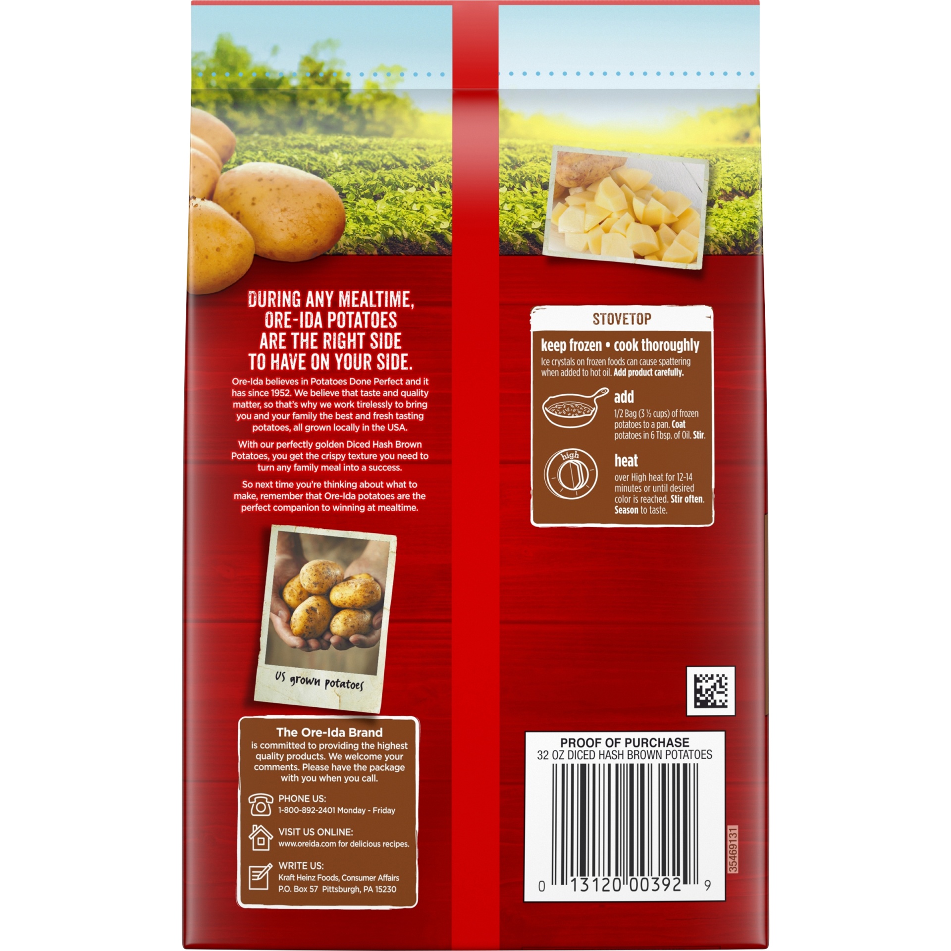 OreIda Diced Hash Brown Potatoes 32 oz Shipt