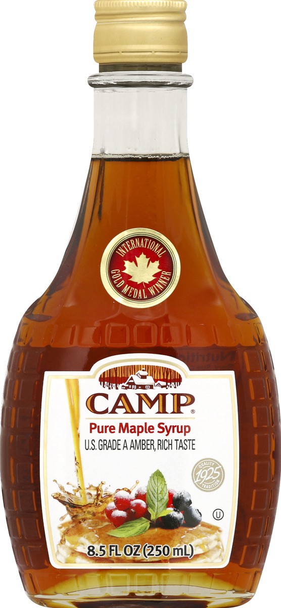 slide 2 of 2, Camp Maple Syrup 8.5 oz, 8.5 oz
