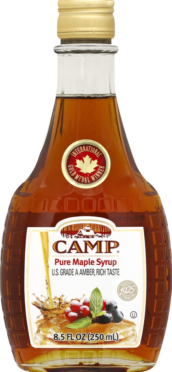 slide 1 of 2, Camp Maple Syrup 8.5 oz, 8.5 oz