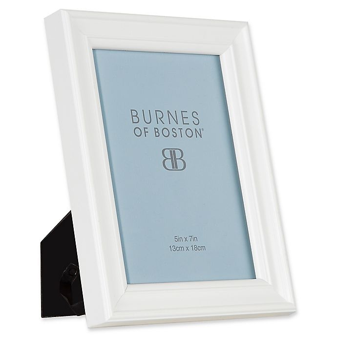 slide 2 of 2, Burnes of Boston Basic Picture Frame - White, 5 in x 7 in