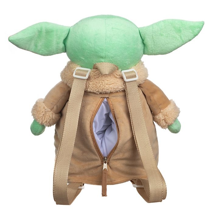 slide 2 of 5, Star Wars The Mandalorian The Child (AKA Baby Yoda) Plush Backpack - Green/Brown, 1 ct