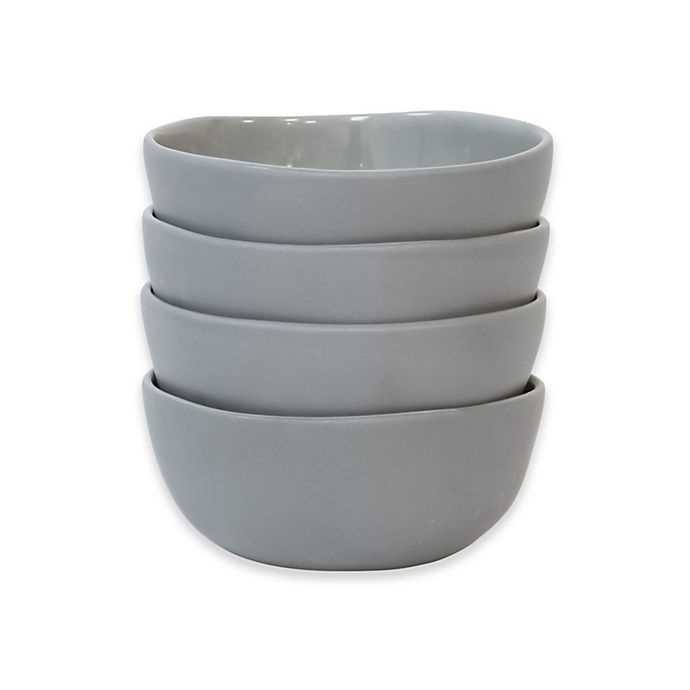 slide 2 of 2, Artisanal Kitchen Supply Curve Mini Bowls - Grey, 4 ct