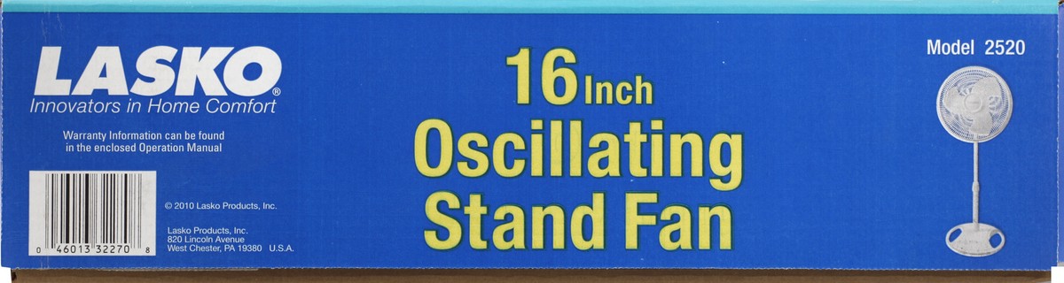 slide 3 of 4, SUMMER FANS 16" Oscillating Pedestal Fan White, 1 ct