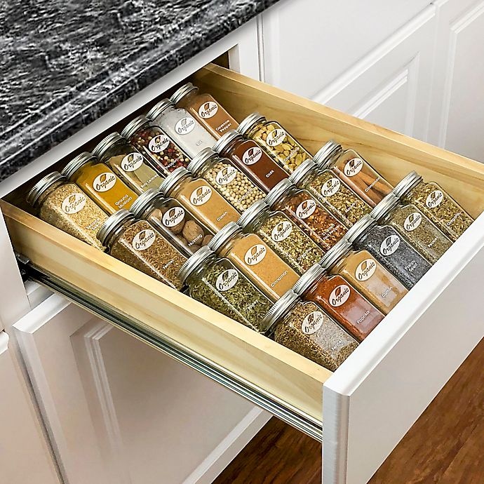 slide 2 of 10, Lynk Professional Medium Spice Rack Tray Drawer Insert, 1 ct