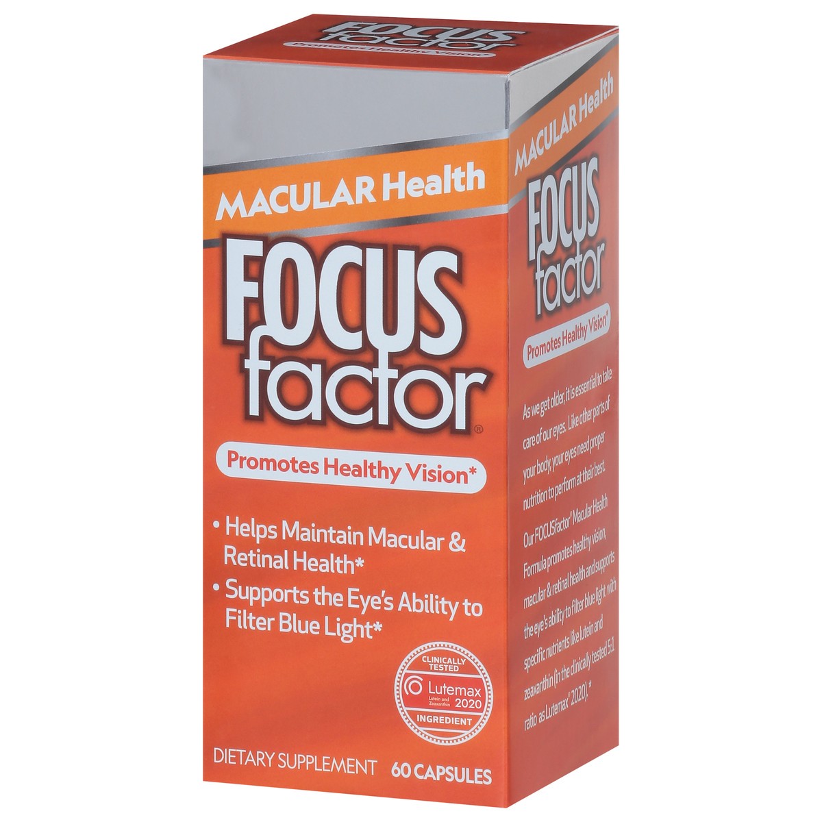 slide 8 of 9, Focus Factor Vision Macular Health Formula Capsules, 60 ct