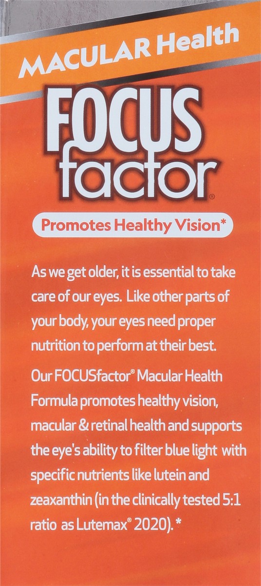 slide 4 of 9, Focus Factor Vision Macular Health Formula Capsules, 60 ct