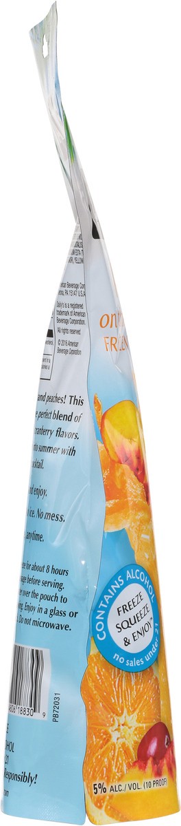 slide 8 of 9, Daily's Peach On The Beach Ready to Drink Frozen Cocktail, 10 FL OZ Pouch, 10 fl oz