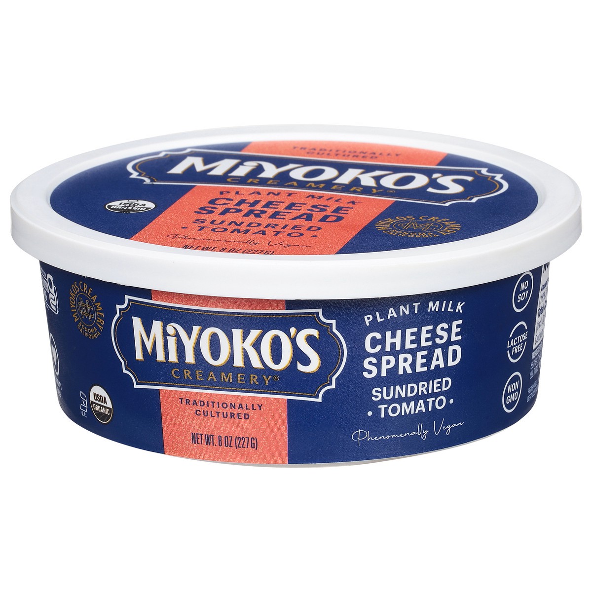 slide 5 of 12, Miyoko's Creamery Plant Milk Sundried Tomato Cheese Spread 8 oz, 8 oz
