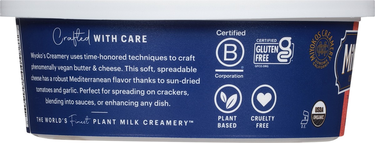 slide 11 of 12, Miyoko's Creamery Plant Milk Sundried Tomato Cheese Spread 8 oz, 8 oz
