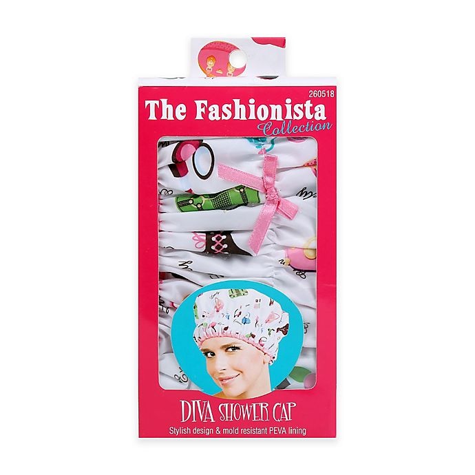 slide 1 of 1, Betty Dain Fashionista Vinyl Shower Cap - Diva, 1 ct