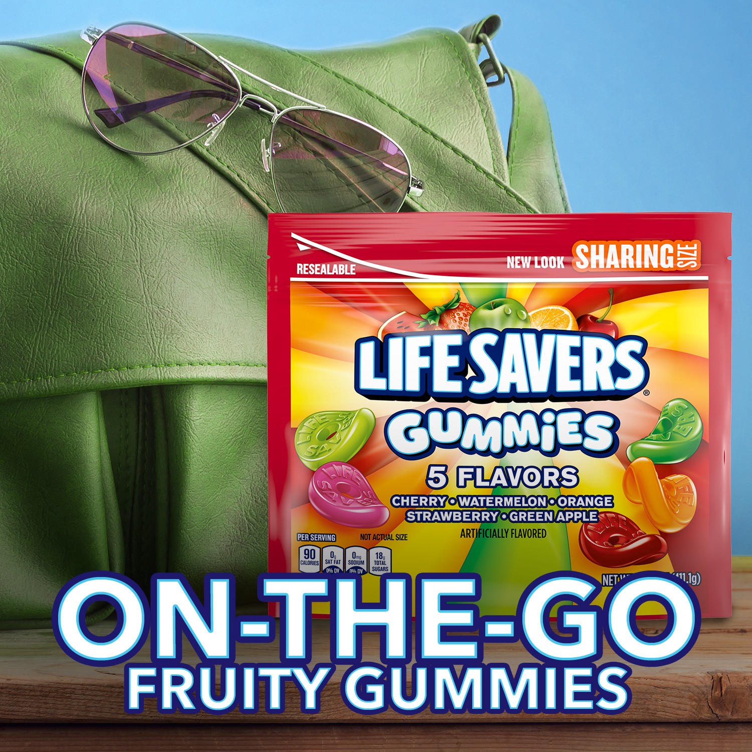 slide 4 of 8, Life Savers Lifesaver Gummies Stand Up Pouch, 14.5 oz