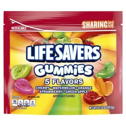 Life Savers Gummy Candy, 5 Flavors, Sharing Size