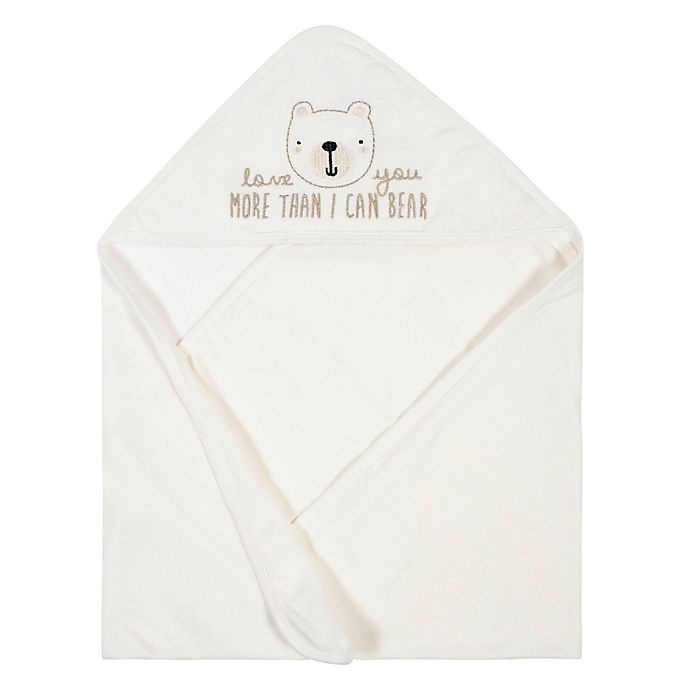 slide 2 of 5, Gerber Bear Hooded Towels - Oatmeal, 2 ct