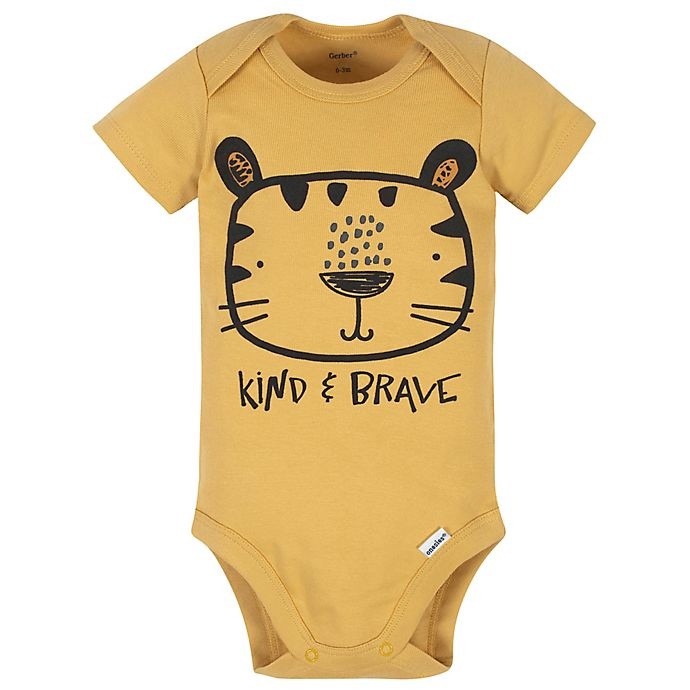 slide 2 of 5, Gerber Preemie Tiger Take Me Home Set - Grey/Gold, 4 ct