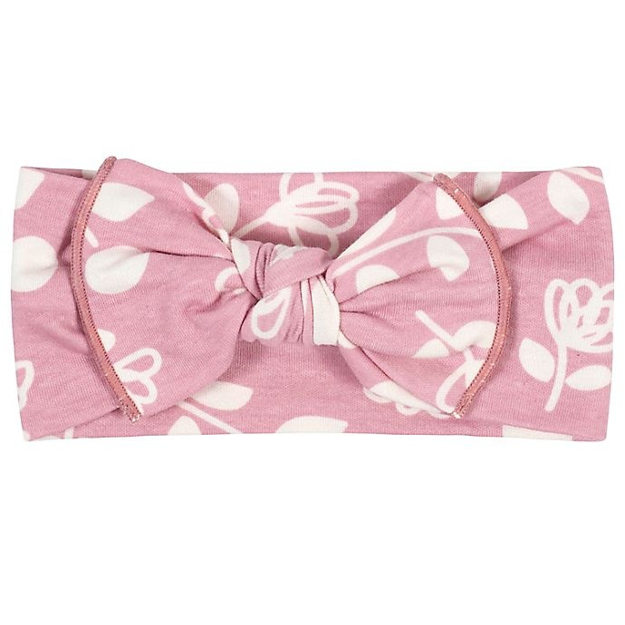 slide 3 of 6, Gerber Preemie Flowers Romper and Headband Set - Pink, 2 ct