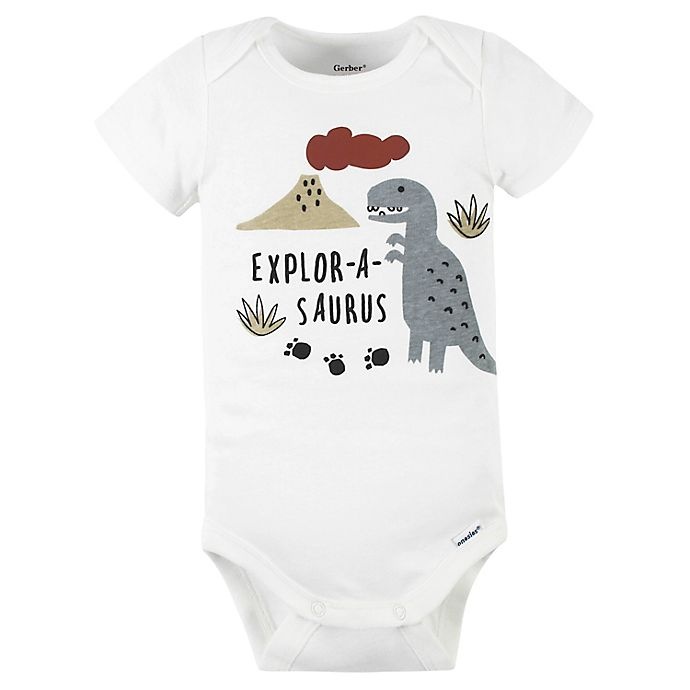 slide 2 of 6, Gerber Preemie Dino Take Me Home Set - Grey, 4 ct