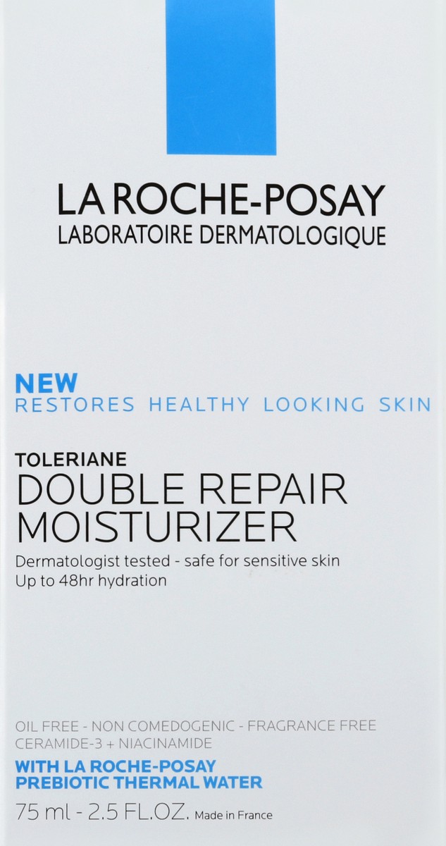 slide 6 of 7, La Roche-Posay Toleriane Double Repair Face Moisturizer with Ceramide and Niacinamide - 3.38 fl oz, 3.38 fl oz