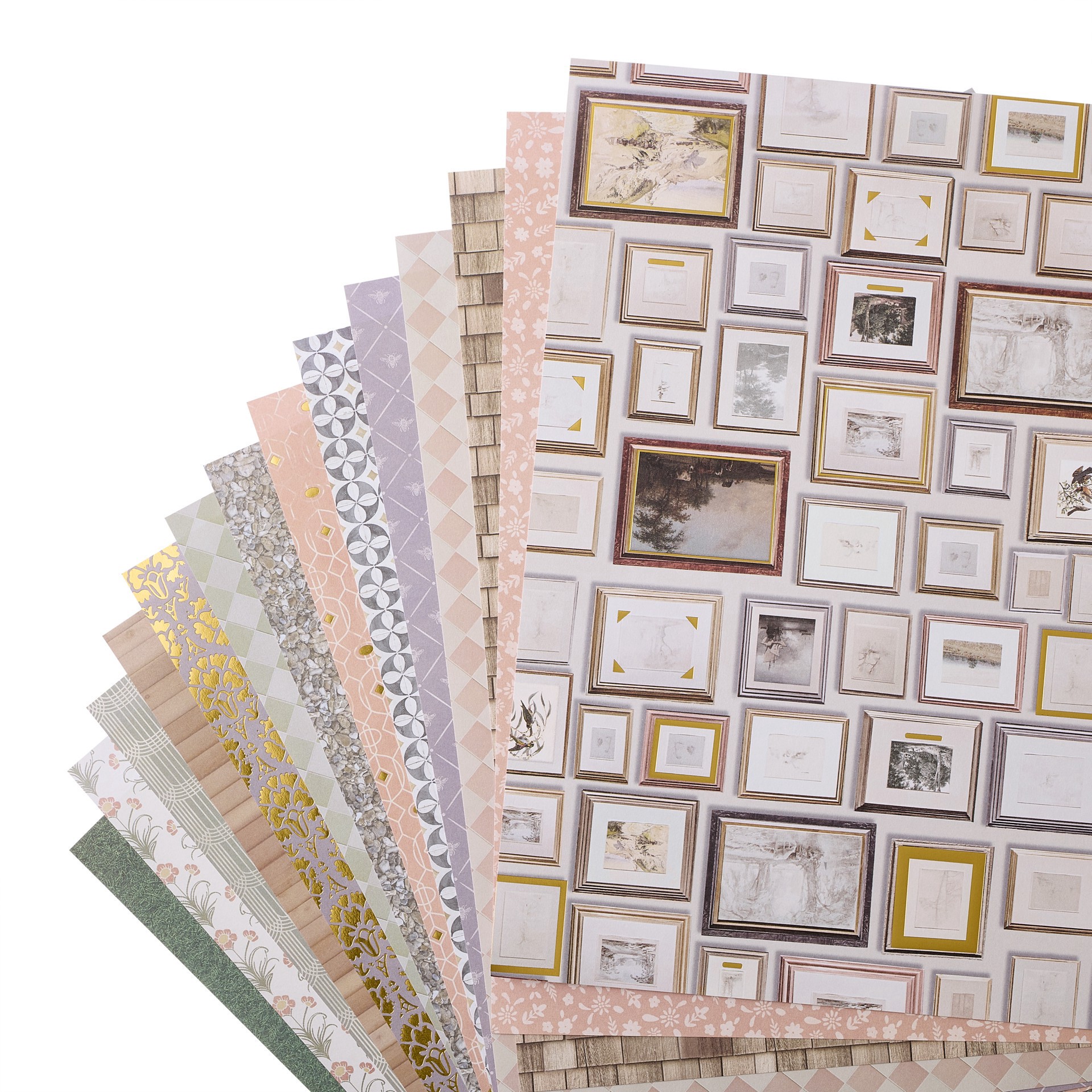 slide 2 of 5, 12" X 12" Miniature Prints Paper Pad By Recollections, 58 Sheets, 12 in x 12 in