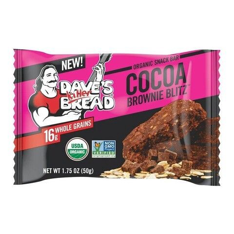 slide 1 of 1, Dave's Killer Bread Dkb Snack Bar Cocoa Brownie, 1.75 oz