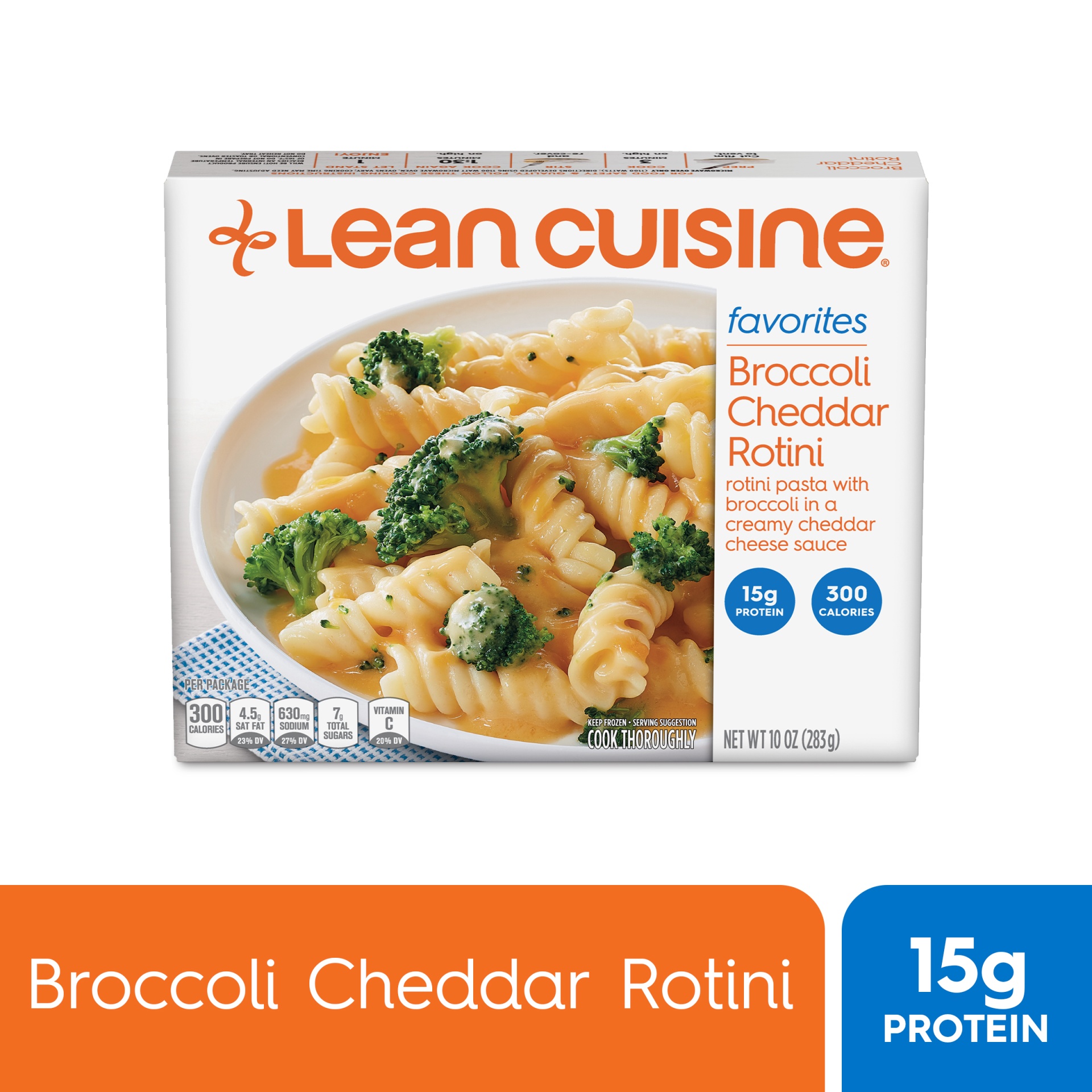 slide 1 of 6, Lean Cuisine Frozen Favorites Broccoli Cheddar Rotini, 10 oz