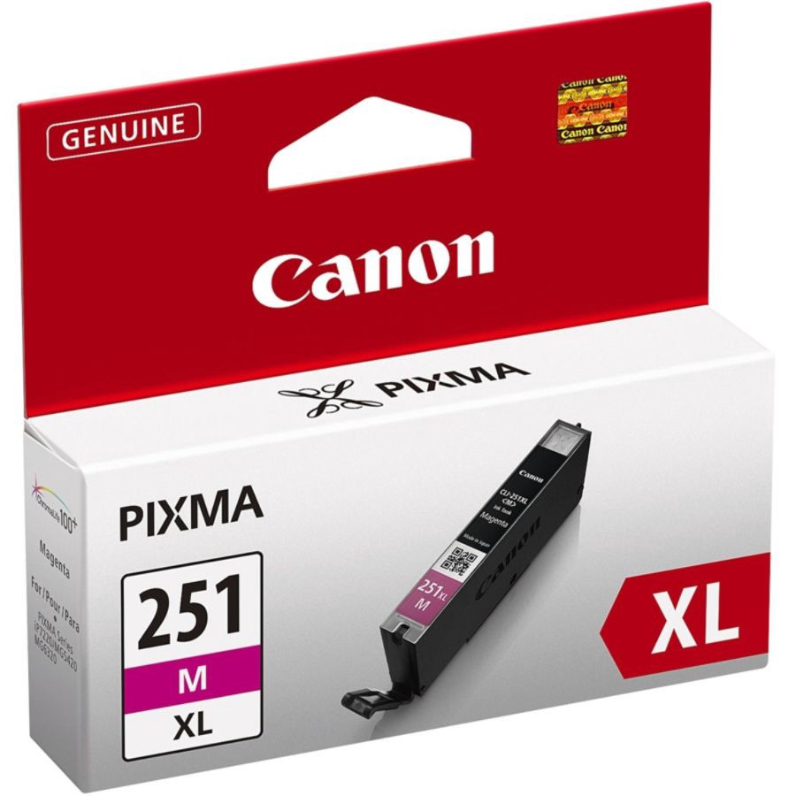 slide 3 of 3, Canon Cli-251Xl High-Yield Magenta Ink Tank (Cli-251M Xl), 1 ct