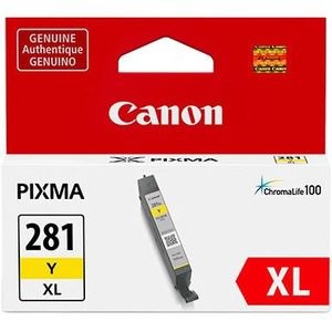 slide 2 of 2, Canon Ink Tank, Cli-281, High-Yield, Yellow, 1 ct