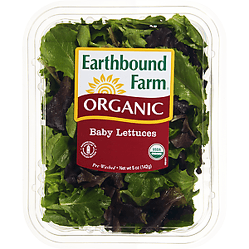 slide 4 of 9, Earthbound Farms Organic Baby Lettuces, 5 oz