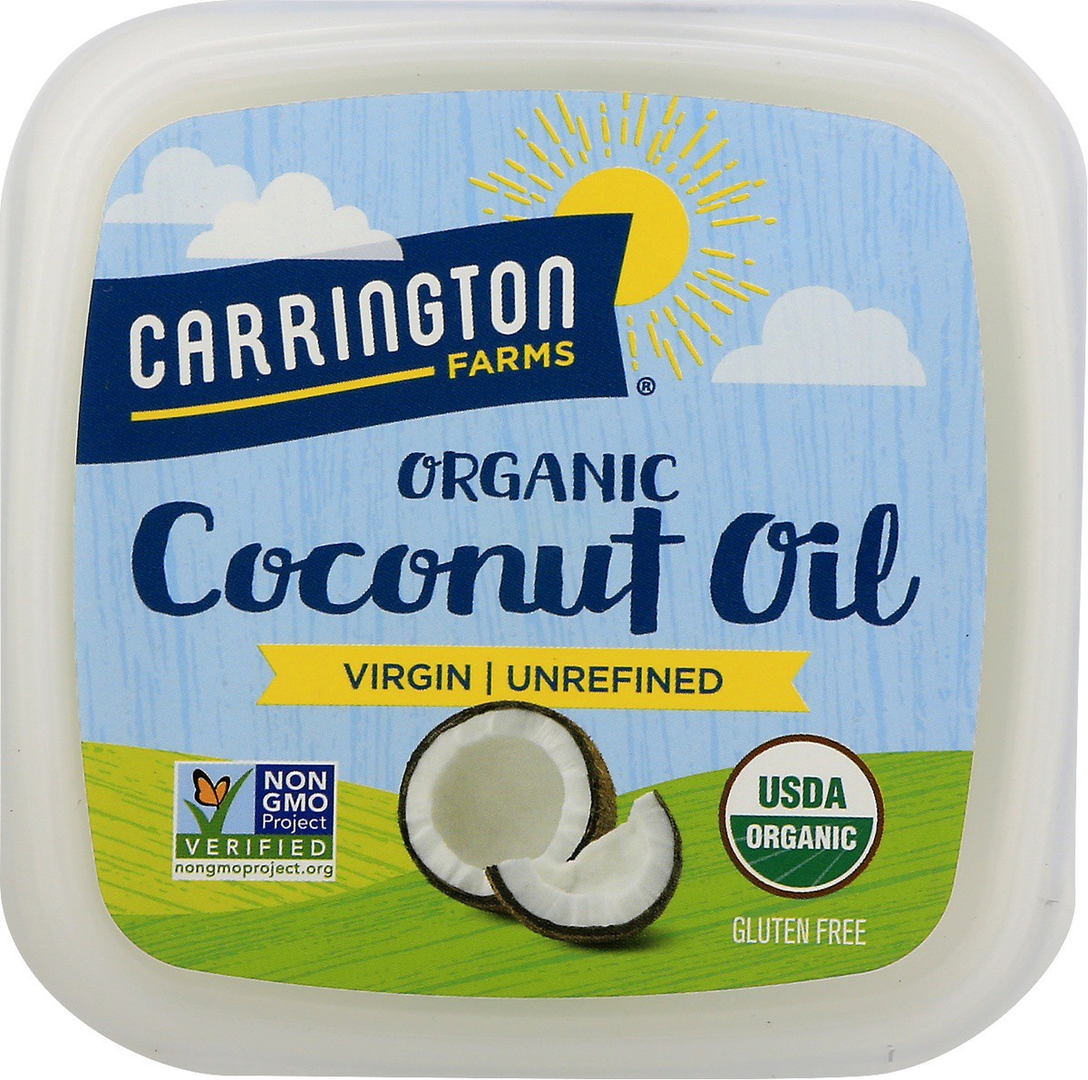 slide 3 of 9, Carrington Farms Coconut Oil 100 Organic Extra Virgin, 12 fl oz