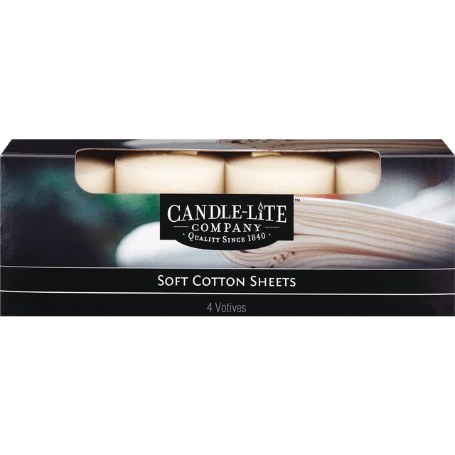 slide 1 of 1, CANDLE HUTCH Sun Dried Cotten Votive 4Pk, 1 ct