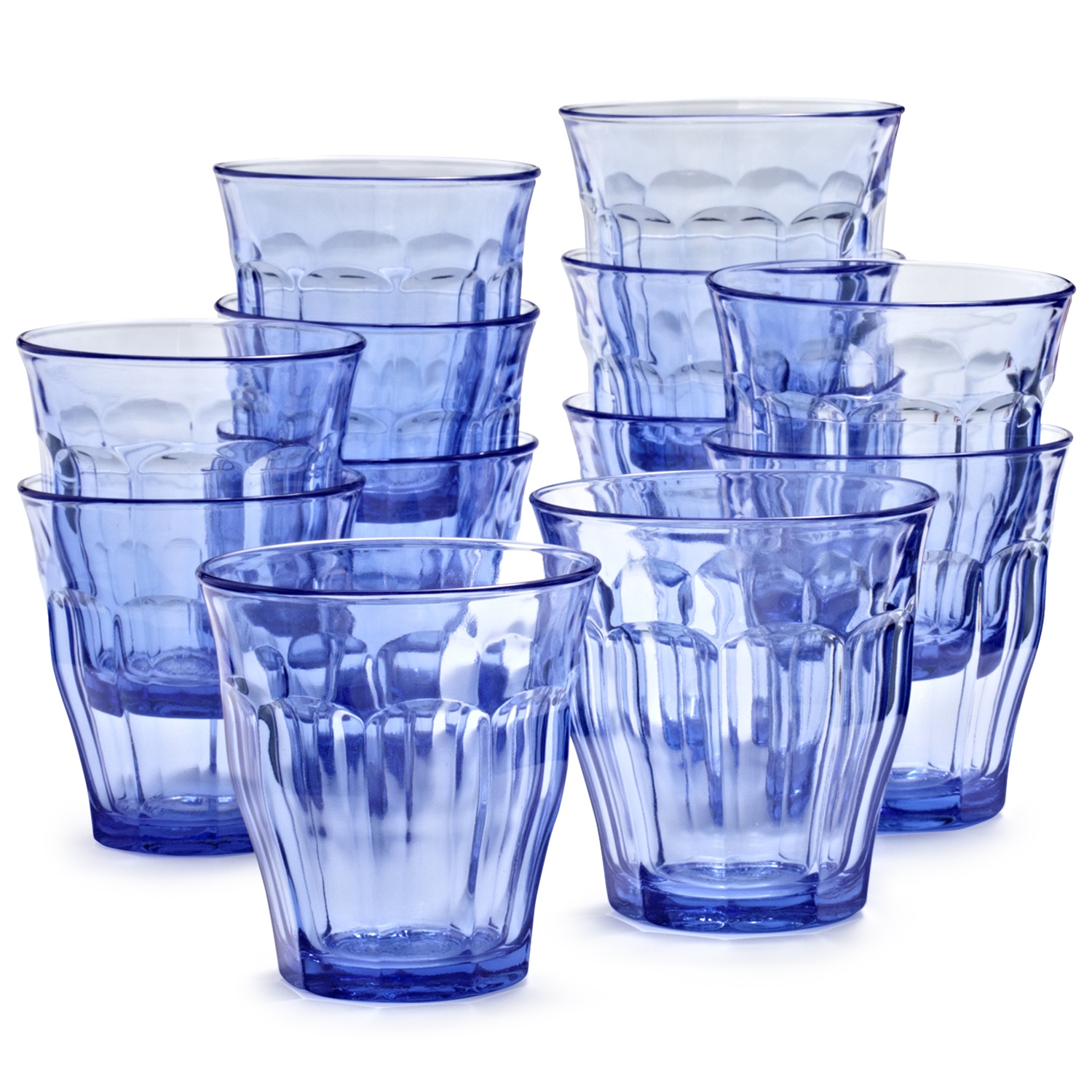 slide 1 of 1, Duralex Blue Picardie Tumblers, 6 ct; 7.7 oz