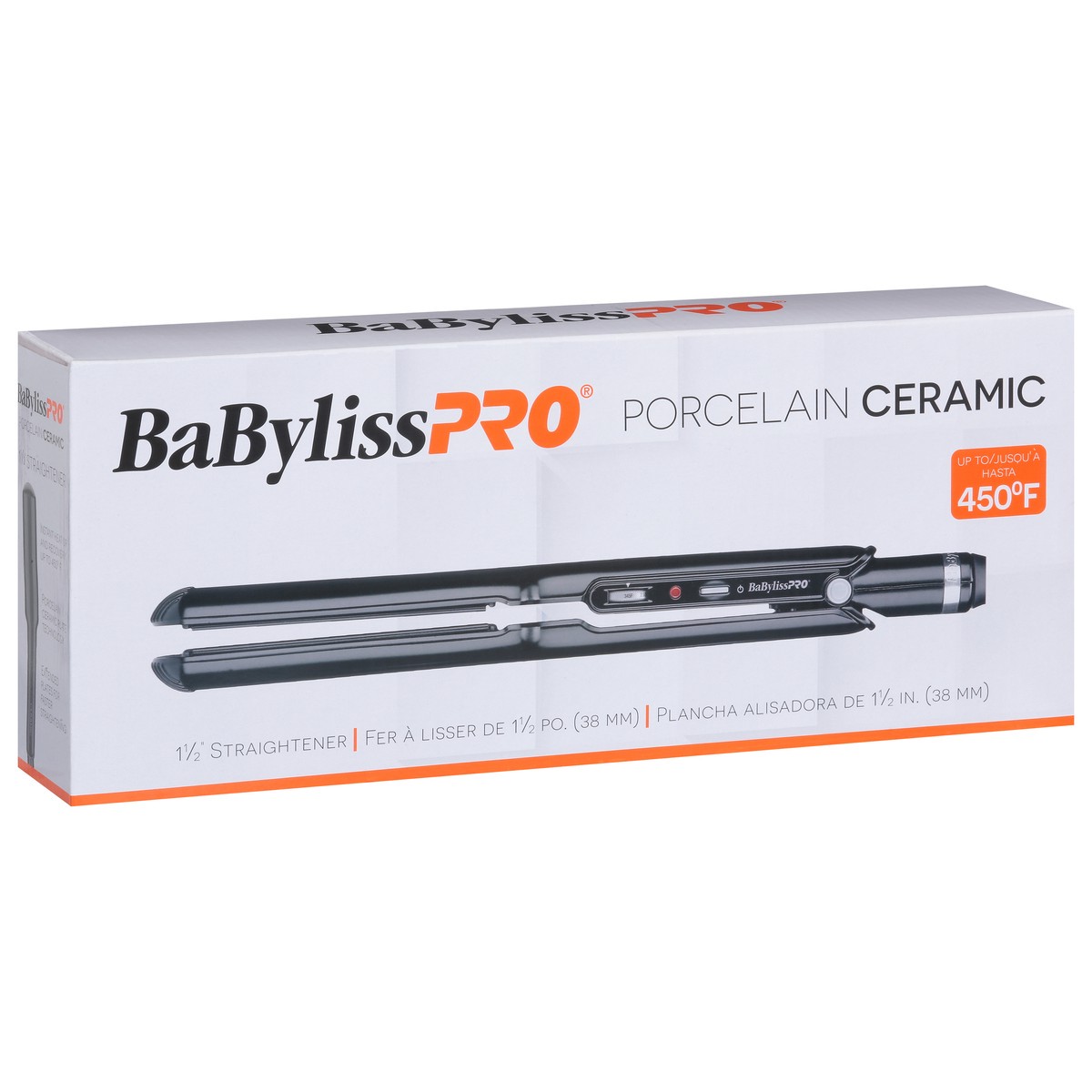 slide 2 of 13, BaBylissPRO Ceramic Porcelain 1.5 Inch Straightener 1 ea, 1 ct