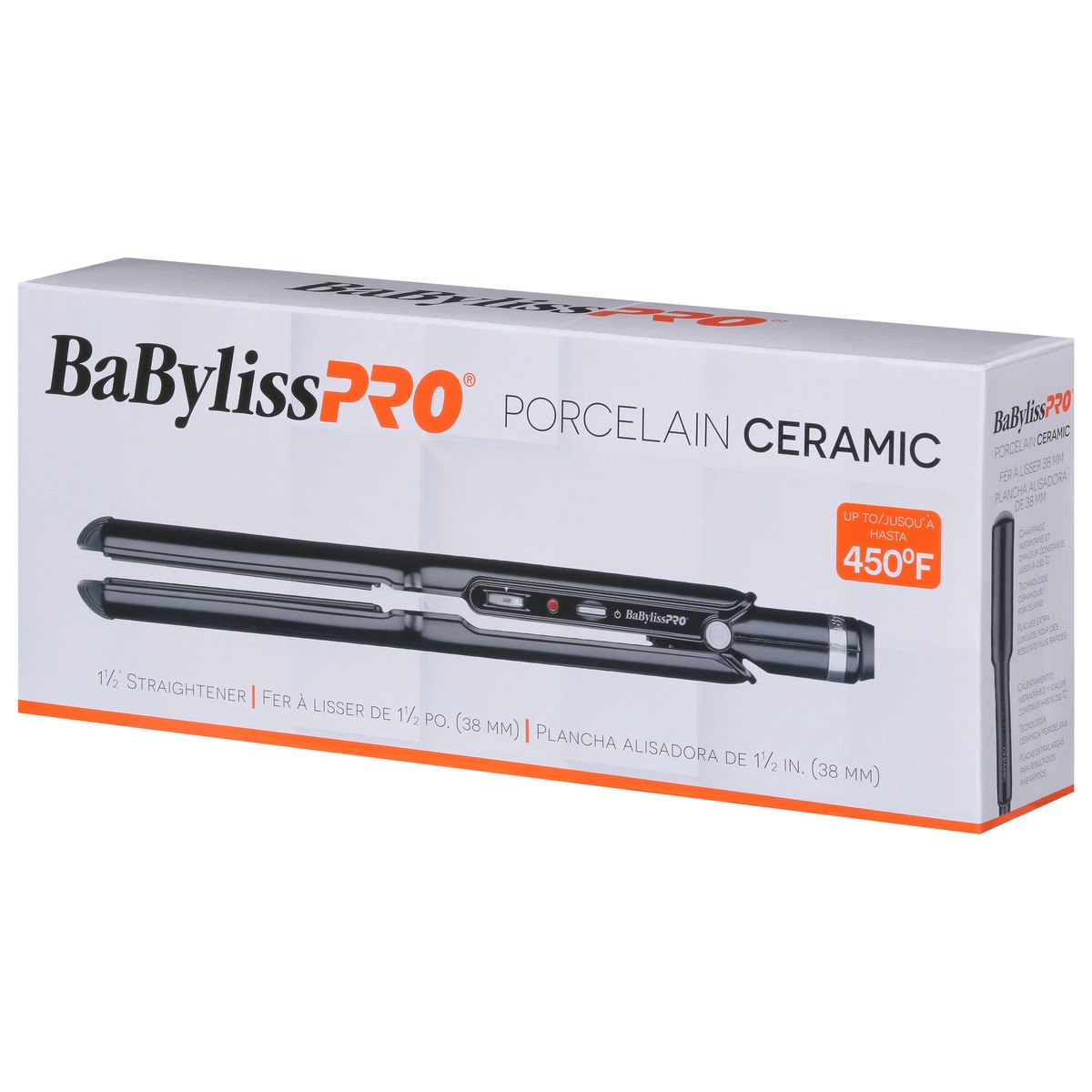 slide 3 of 13, BaBylissPRO Ceramic Porcelain 1.5 Inch Straightener 1 ea, 1 ct