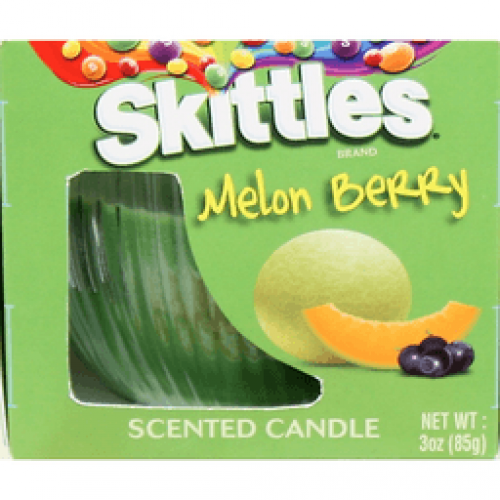 slide 1 of 1, Skittles Boxed Candle Melon Berry, 3 oz