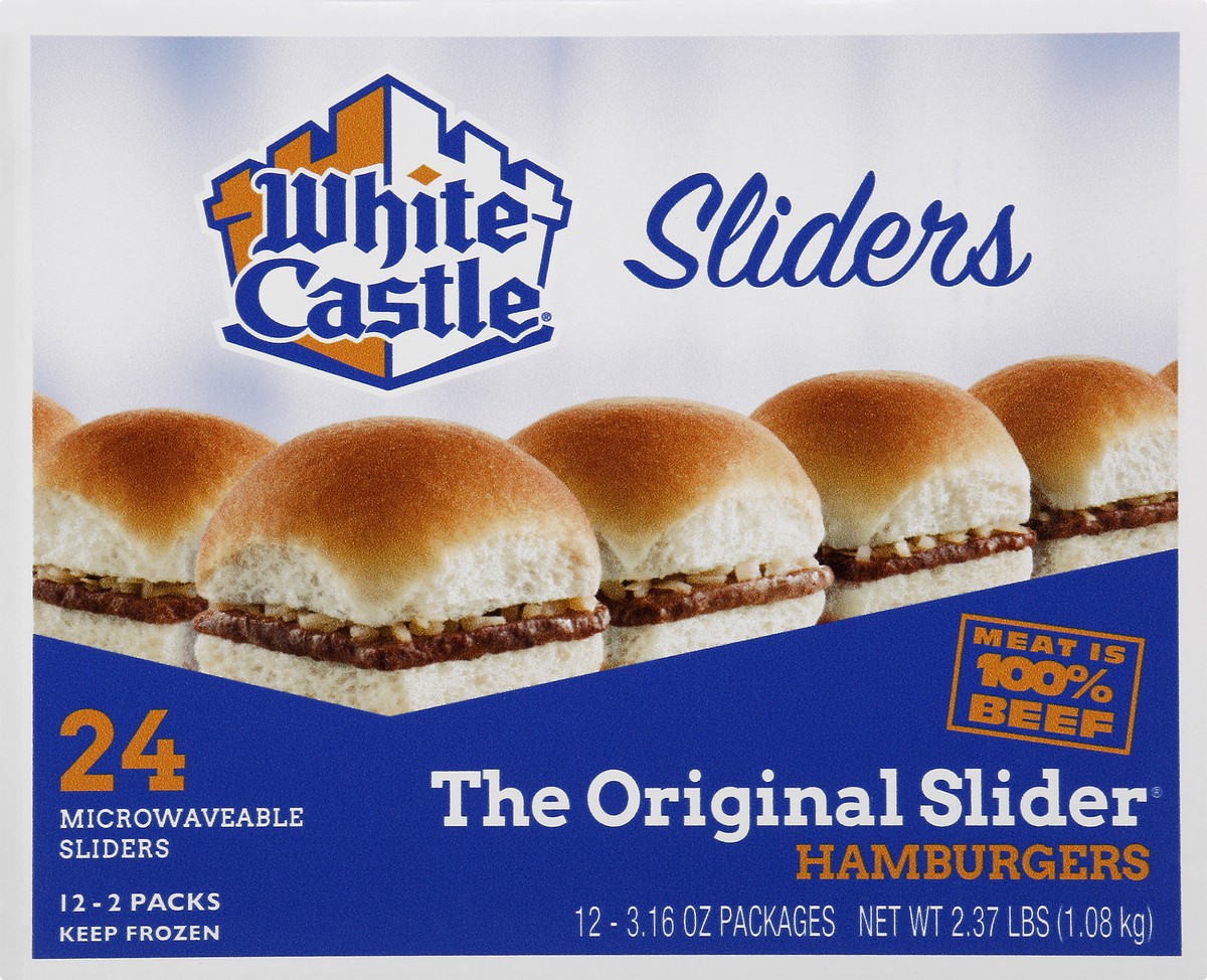 slide 8 of 10, White Castle Frozen Hamburgers, 24 ct