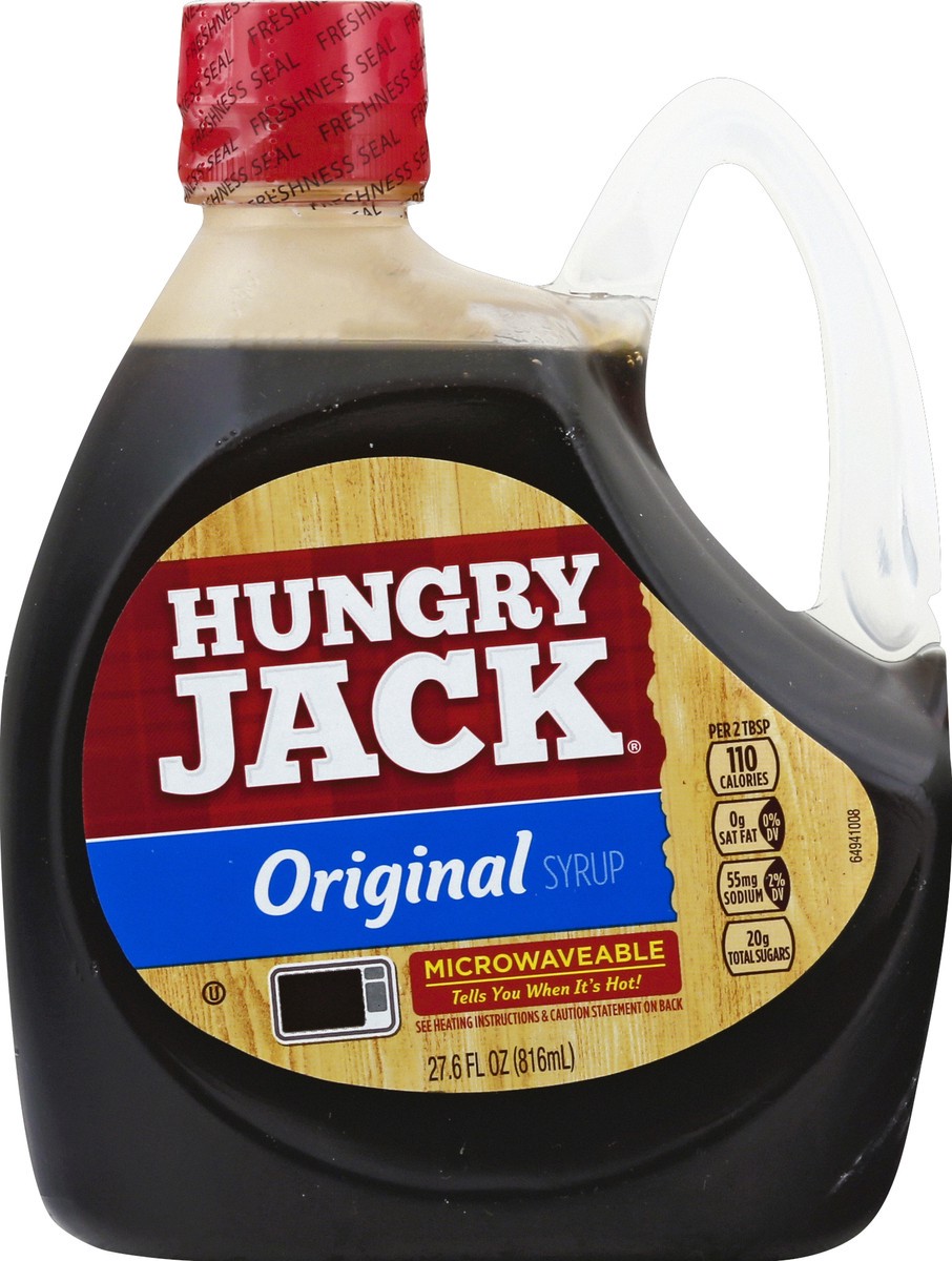 slide 5 of 6, Hungry Jack Pancake Syrup, 27.6 fl oz