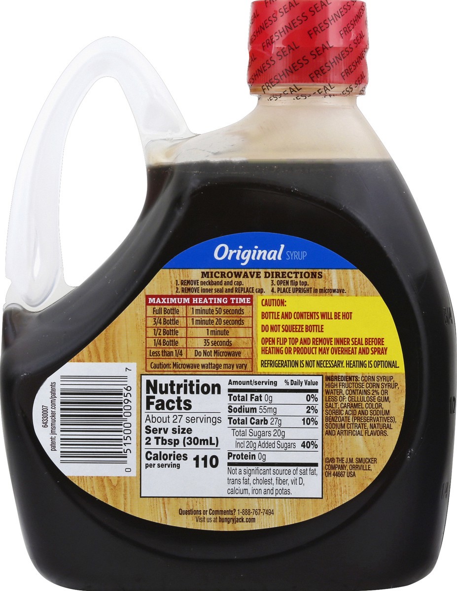 slide 6 of 6, Hungry Jack Pancake Syrup, 27.6 fl oz